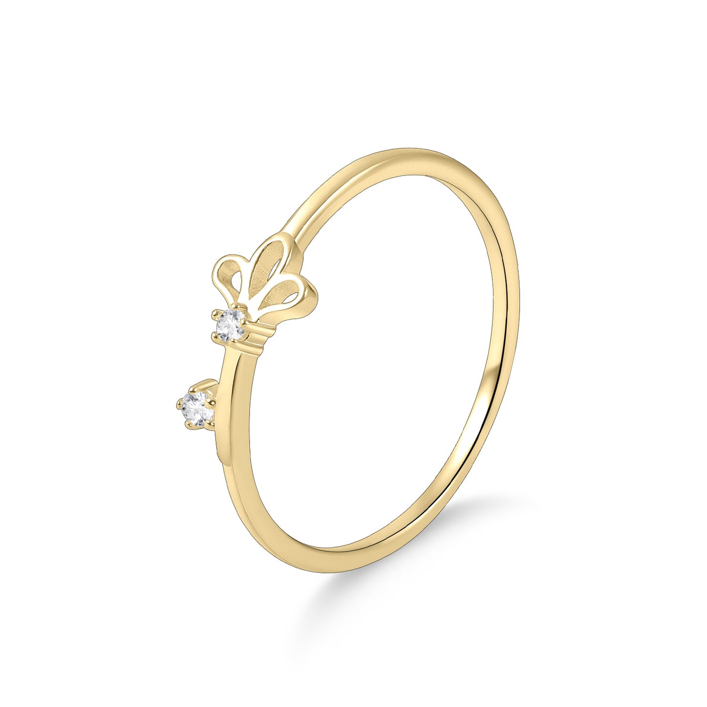 Unique Designer Scepter Ring for Women s925Sterling Silver Moissanite Gold Dawn Series Gold-Filled Ring New Model