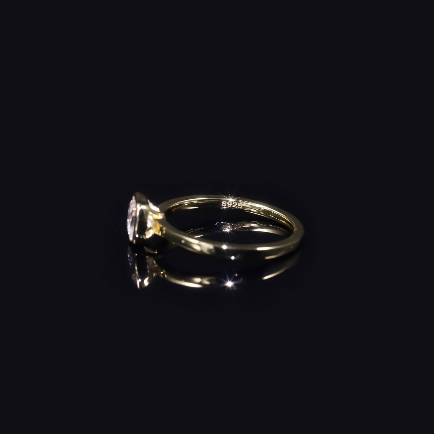 All-Matching14k Gold0.8Carat Diamond Ring9/10/18k Gold Ring Setting Fat Square Cultivated Diamond Platinum Wedding Ring