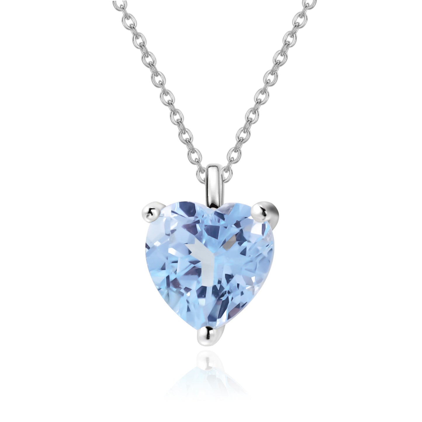 Fashionable Light Luxury Simple Natural Garnet Heart Pendant Clavicle Chain s925Silver Inlaid Gemstone Necklace Pendant