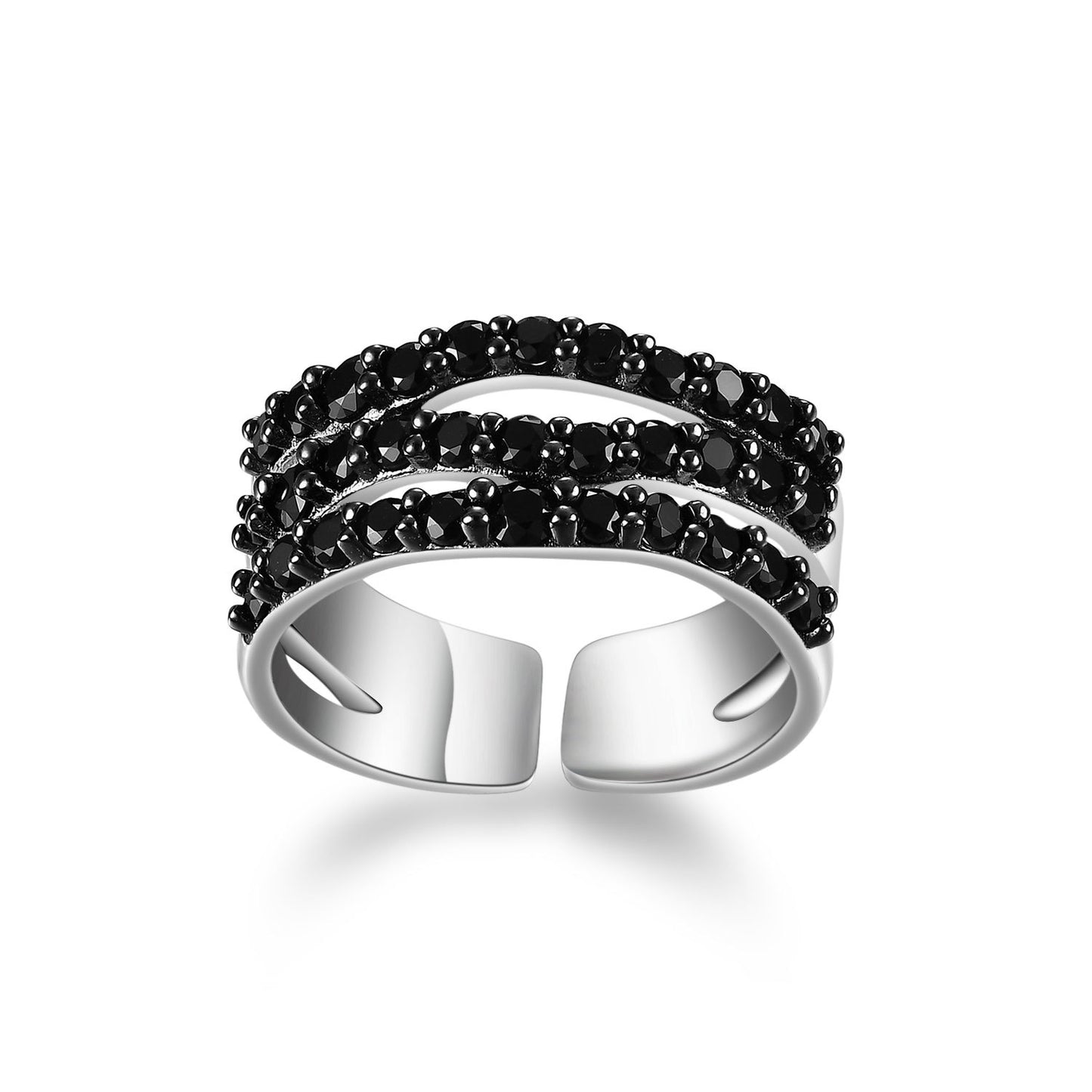 Unique Rings and Earrings s925Sterling Silver Inlaid Cultivated Ruby Earrings Open Ring Jewelry Set for Women