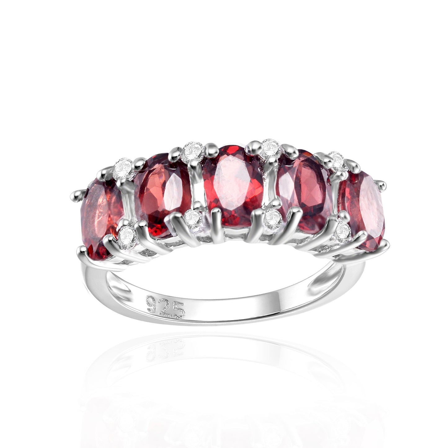 s925Sterling Silver Natural Tourmaline Ring for Women New Affordable Luxury Fashion High-Grade Inlaid Natural Gemstone Ring