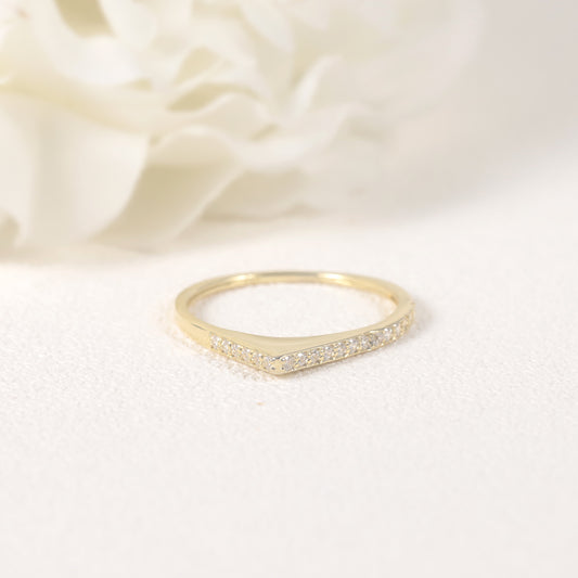 Unique Personality Pyramid Ring2024Popular s925Sterling Silver Moissanite Gold Dawn Series Ring