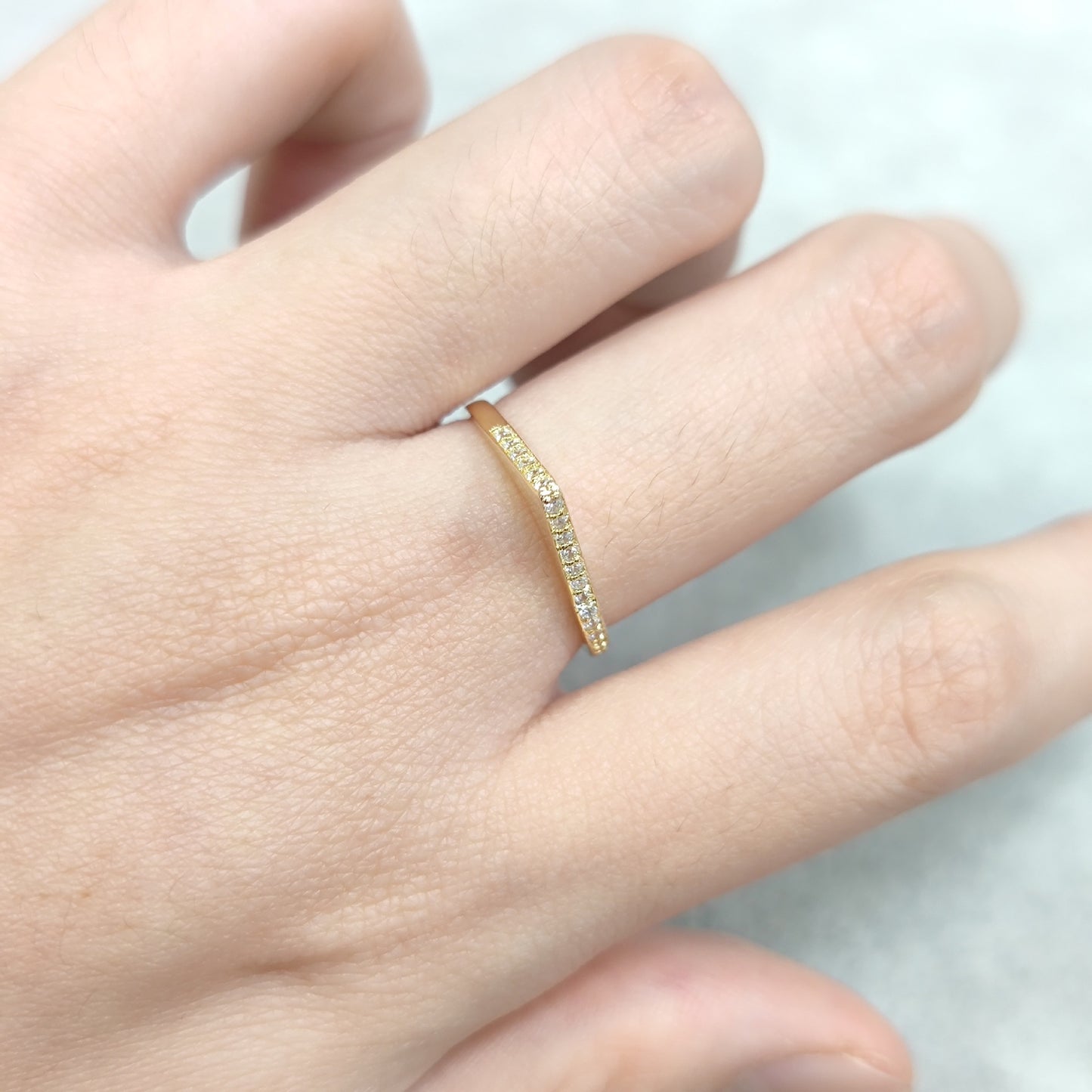 Unique Personality Pyramid Ring2024Popular s925Sterling Silver Moissanite Gold Dawn Series Ring