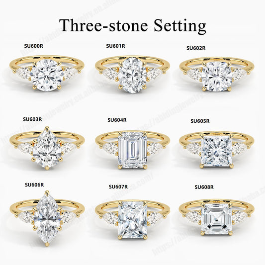 Super Popular Ring ins Wind s925Sterling Silver Inlaid with Moissanite1Carat Wedding Ring Gold Ring for Women