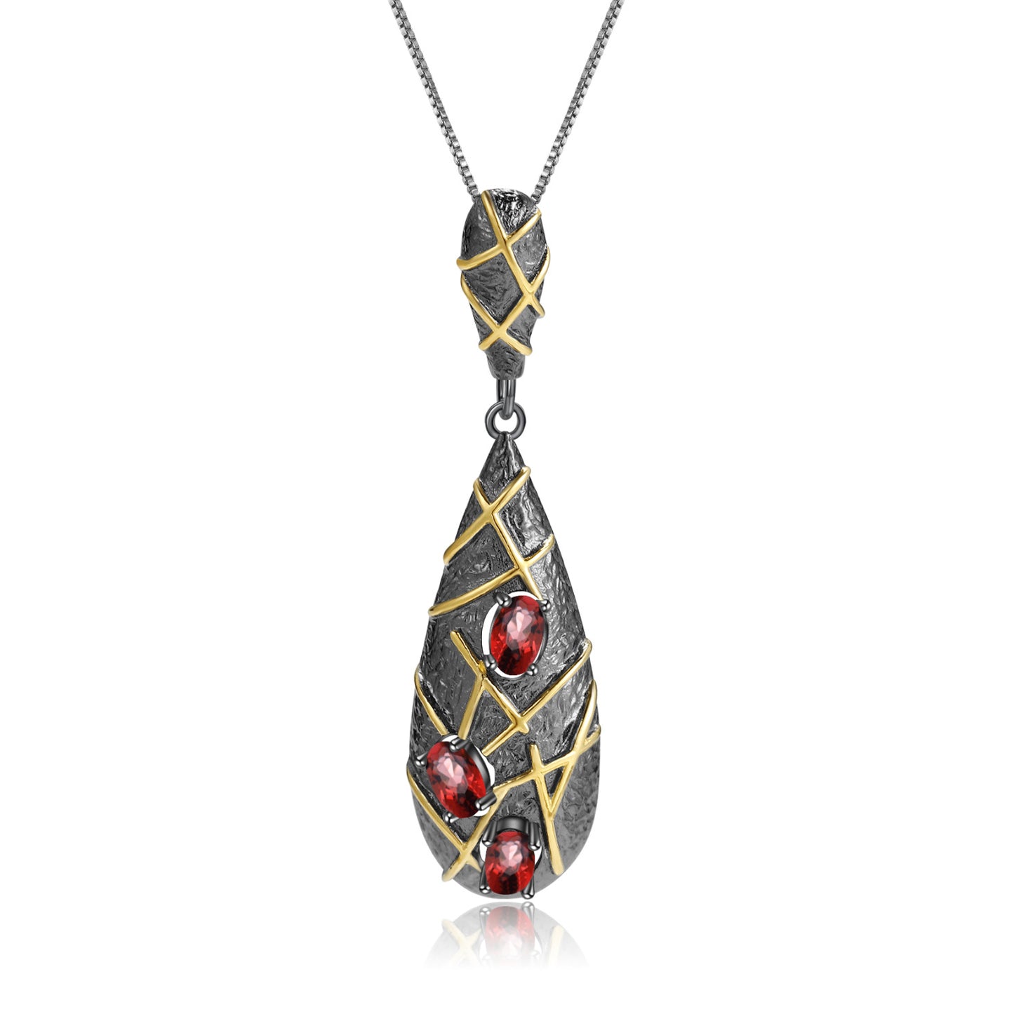 Italian Craft Designer Pendant Vintage Style with a Sense of Sophistication s925Silver Natural Amethyst Necklace Pendant