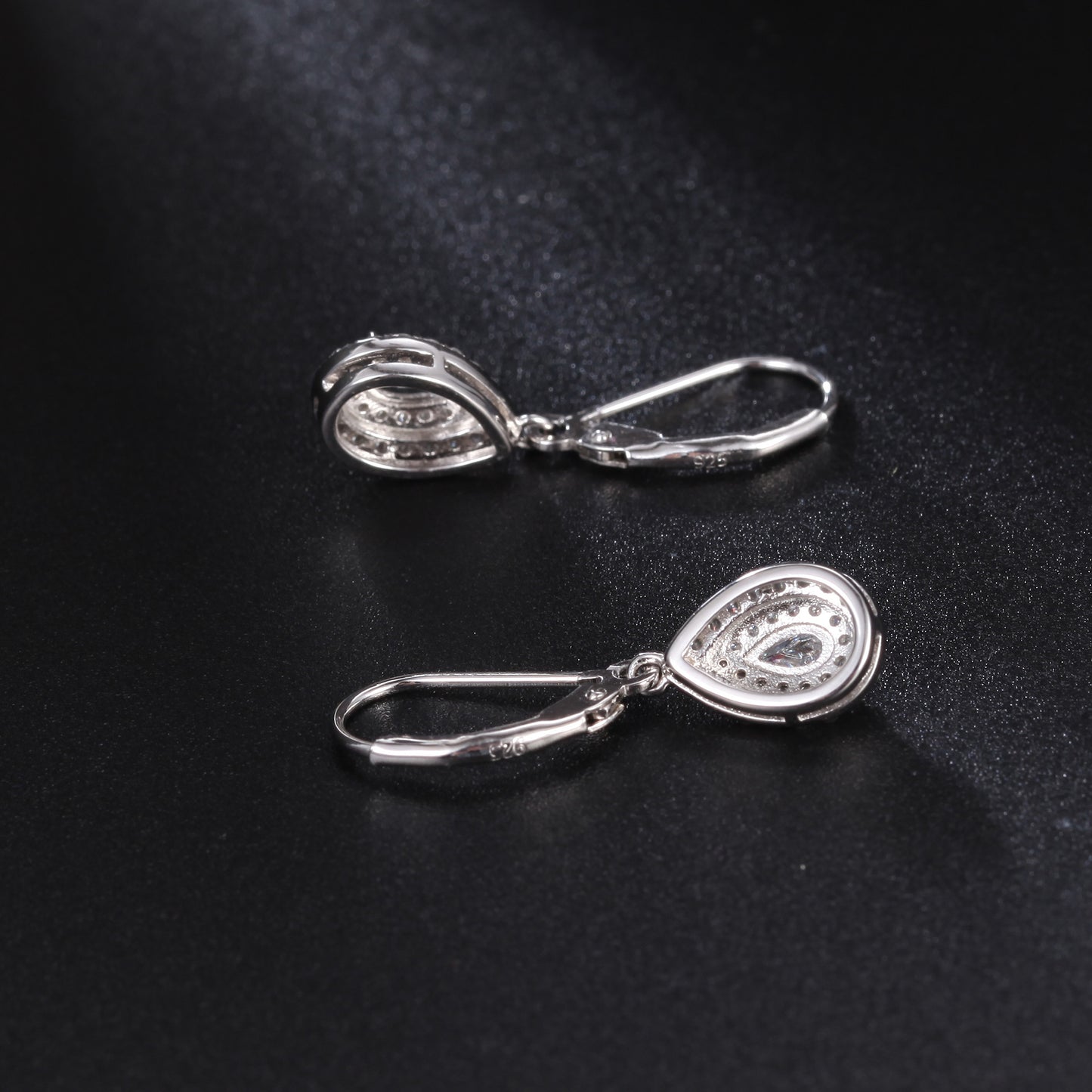New Fashion Design Light Luxury Cluster Gemstone Earrings French Romance s925Silver Inlaid Natural Gemstone Earrings