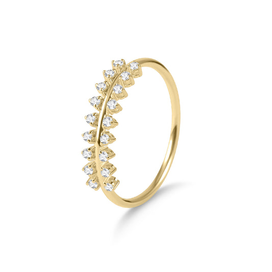 Special-interest design s925Silver Inlaid Moissanite Ring Heart-shaped Butterfly Flower Golden Dawn Series Small Ring