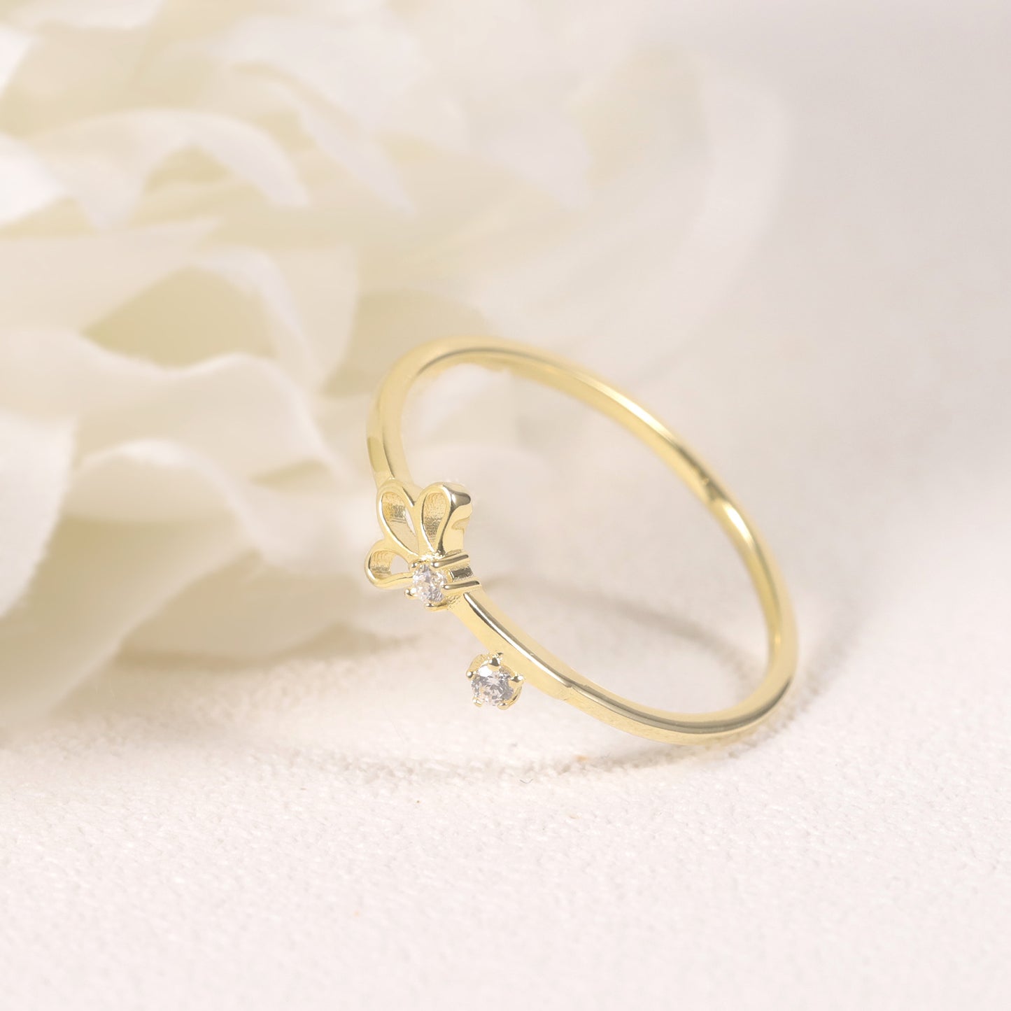 Unique Designer Scepter Ring for Women s925Sterling Silver Moissanite Gold Dawn Series Gold-Filled Ring New Model