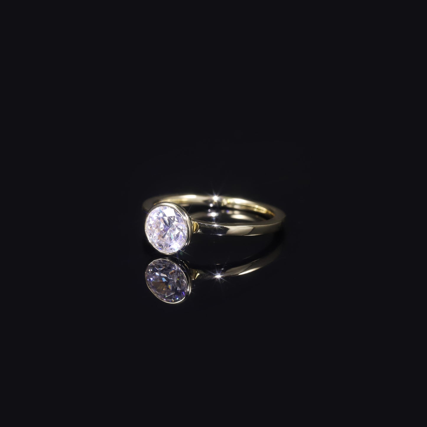 Luxurious Bag Setting1Carat9/10/14/18k Gold Ring Setting Simple Cultivated Diamond Real Diamond Platinum Wedding Ring
