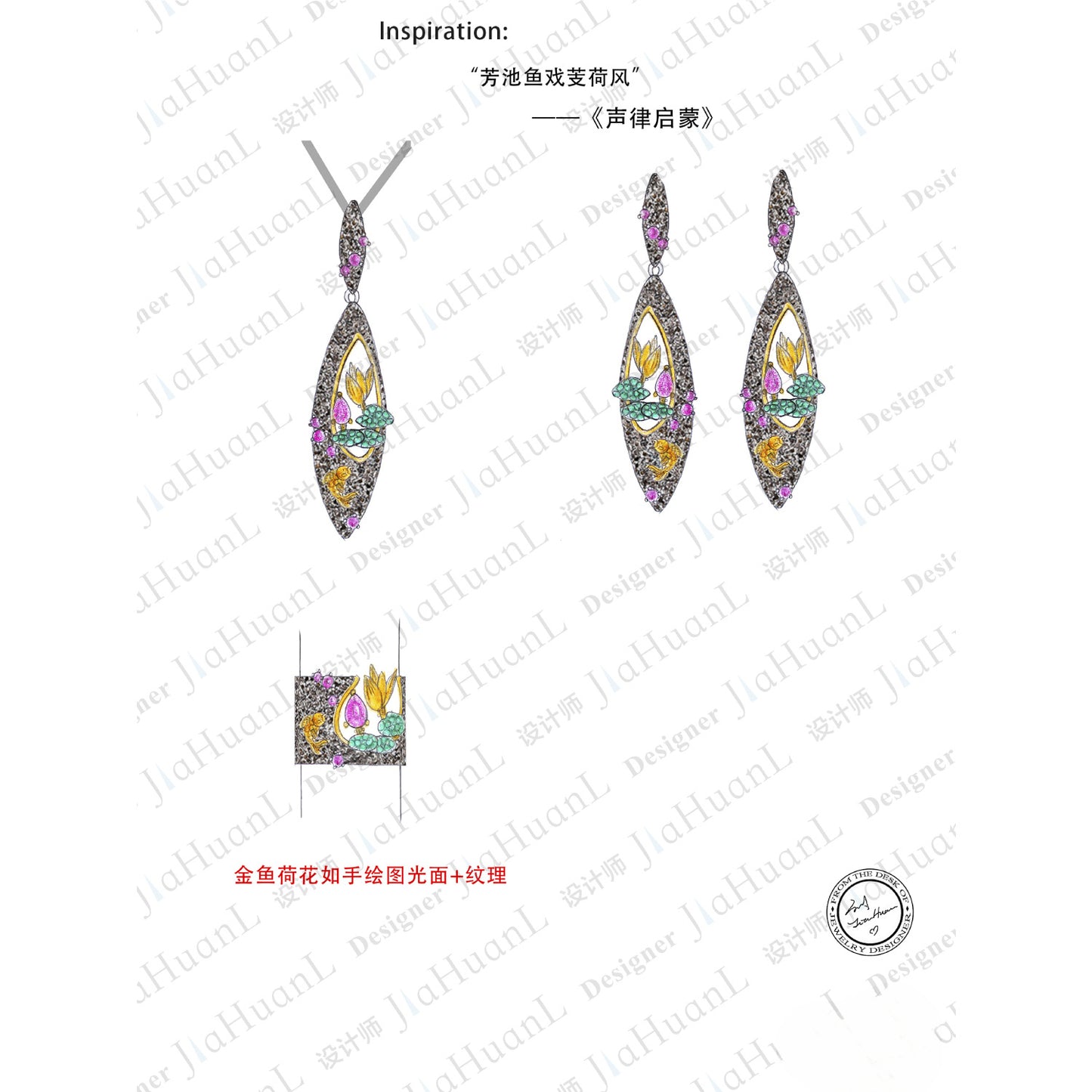 Secret Garden Series Designer Earrings Natural Style s925Sterling Silver Natural Rose Garnet Earrings Chinese Style