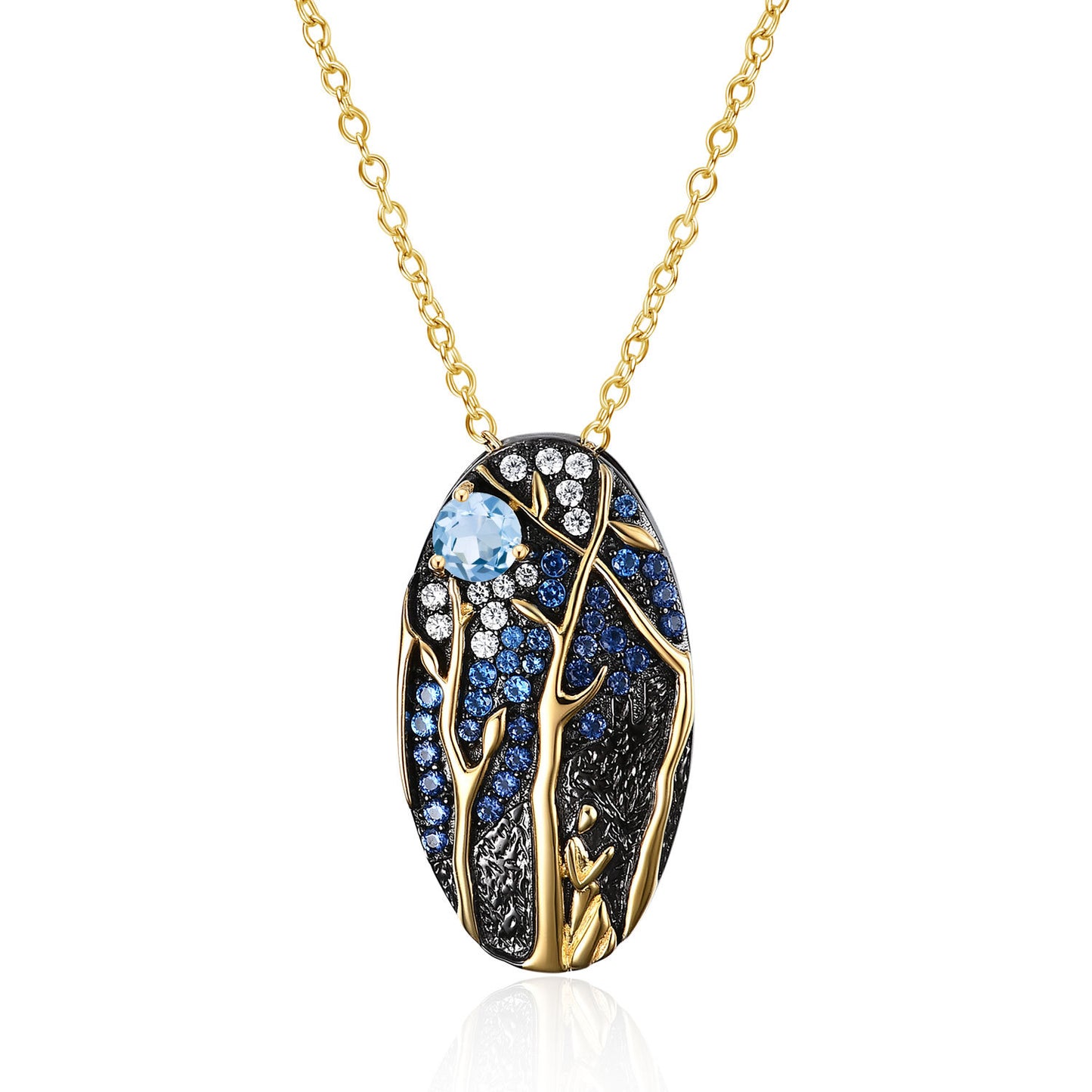 In-stock Designer Natural Gemstone Jewelry Accessories Three-piece Set 925Silver Inlaid Niche Jewelry Set