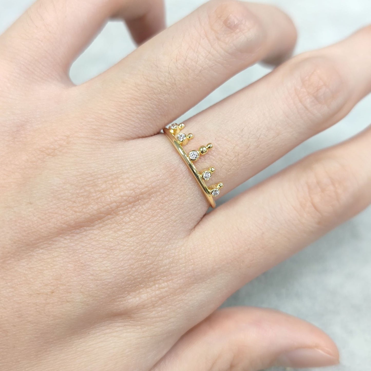 New Personal Leisure Wind Bag Gold Ring s925Sterling Silver Moissanite Golden Dawn Series Ring for Men and Women