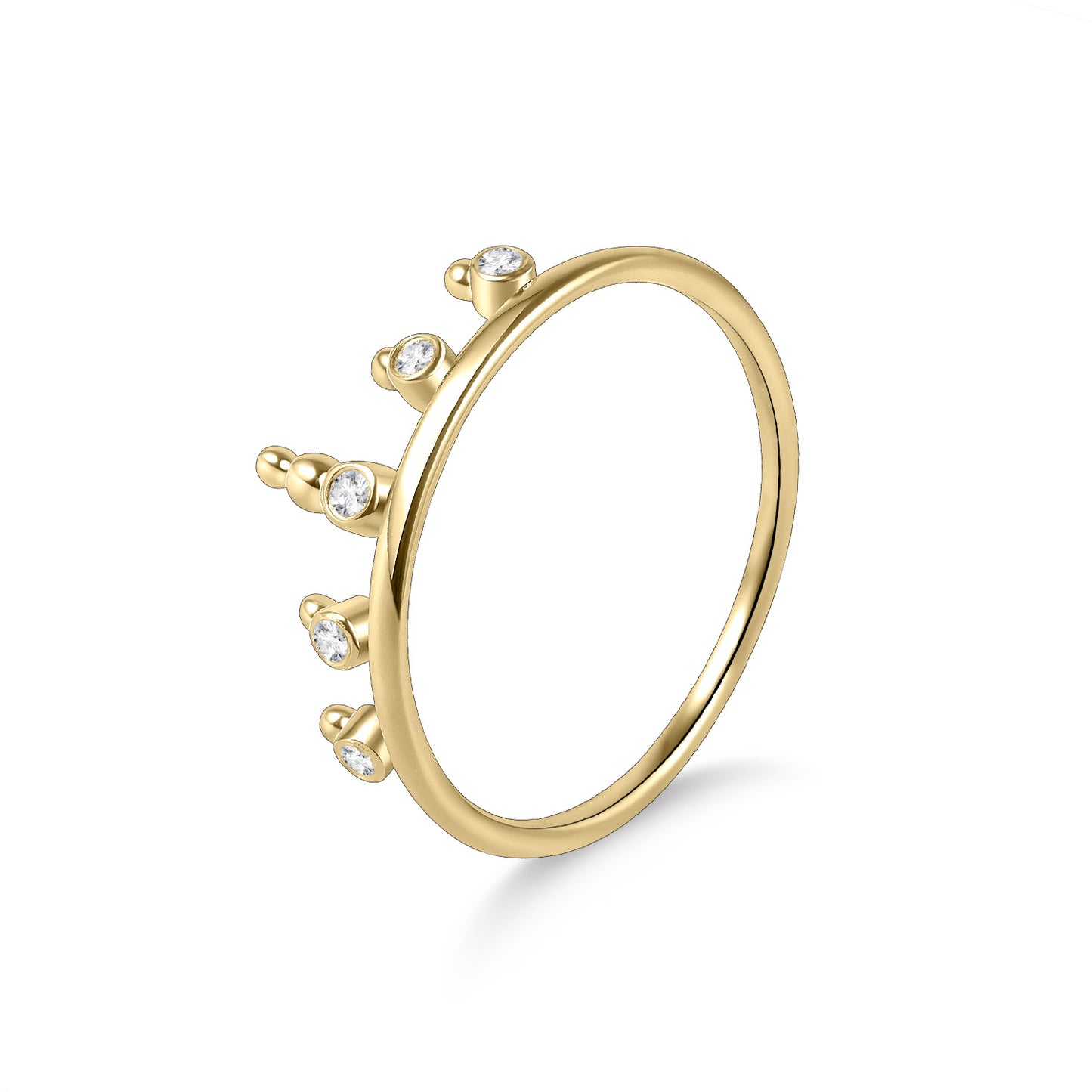 New Personal Leisure Wind Bag Gold Ring s925Sterling Silver Moissanite Golden Dawn Series Ring for Men and Women
