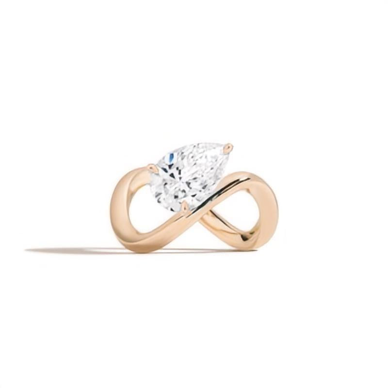 High-end Design Sense Ring Customization2Carat Emerald Marquise Shape s925Sterling Silver Moissanite Ring