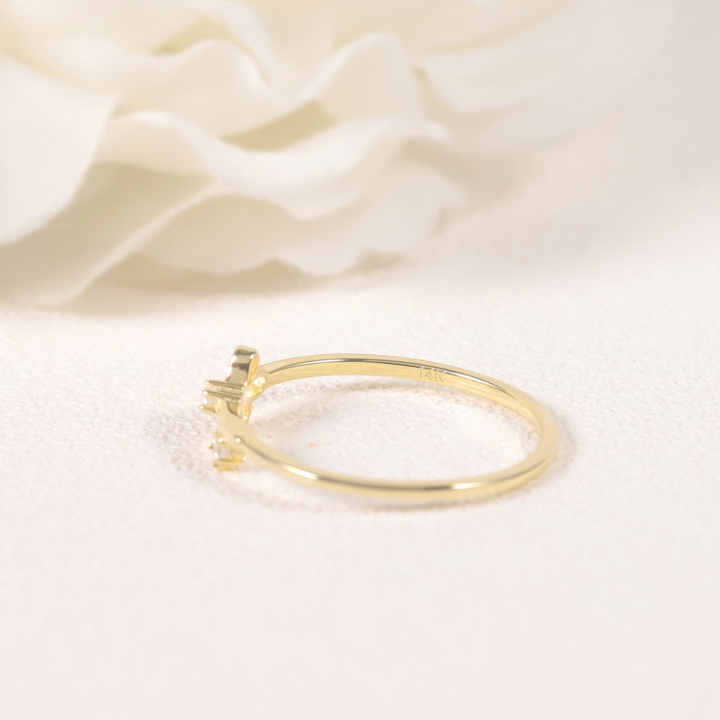 Unique Designer Scepter Ring for Women s925Sterling Silver Moissanite Gold Dawn Series Gold-Filled Ring New Model