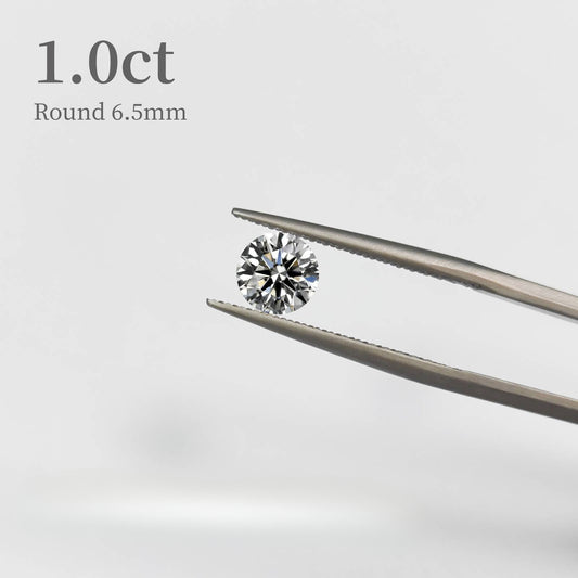 D Color1Carat Cultivated Diamond CVD/HPHT Loose Stone Wedding Ring Stud Earrings Necklace Ring Round Shape IGI Lab-grown Diamond