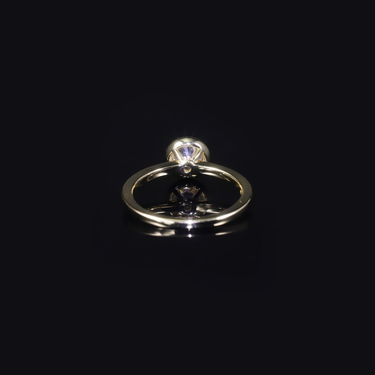 Luxurious Bag Setting1Carat9/10/14/18k Gold Ring Setting Simple Cultivated Diamond Real Diamond Platinum Wedding Ring