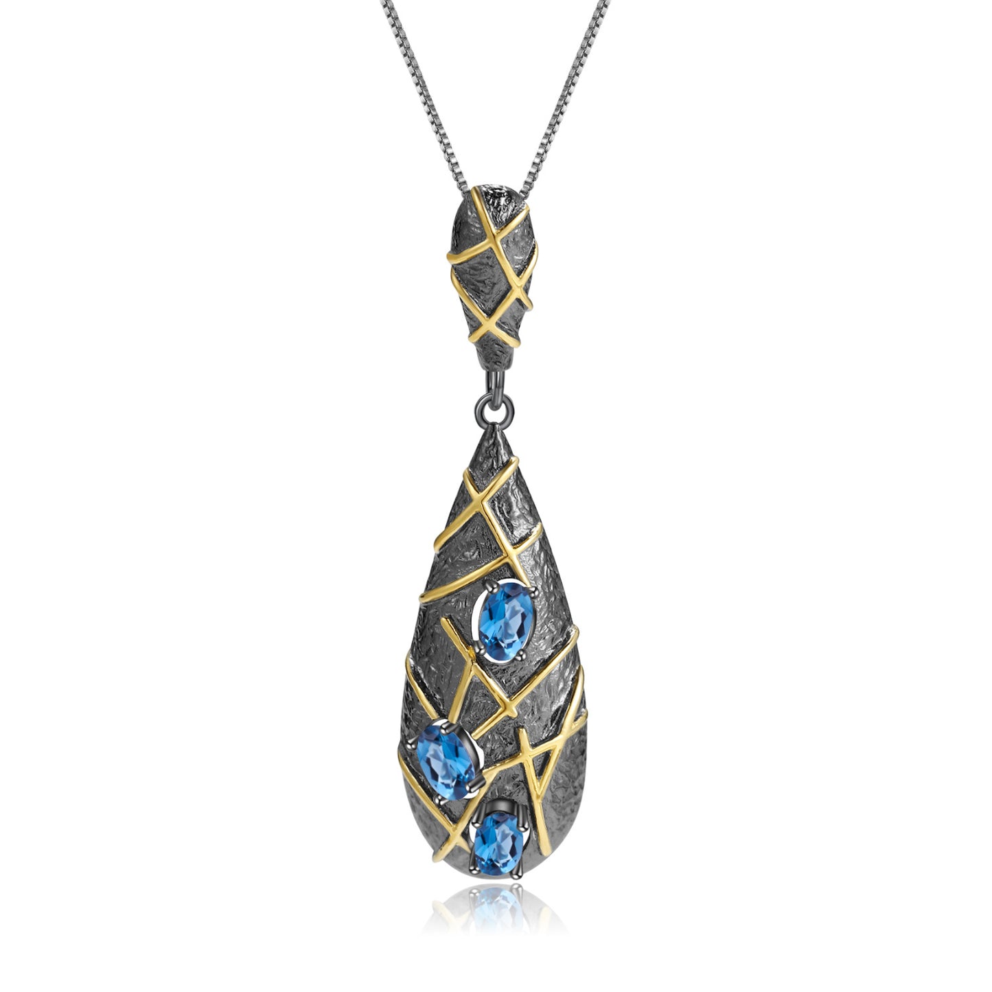 Italian Craft Designer Pendant Vintage Style with a Sense of Sophistication s925Silver Natural Amethyst Necklace Pendant