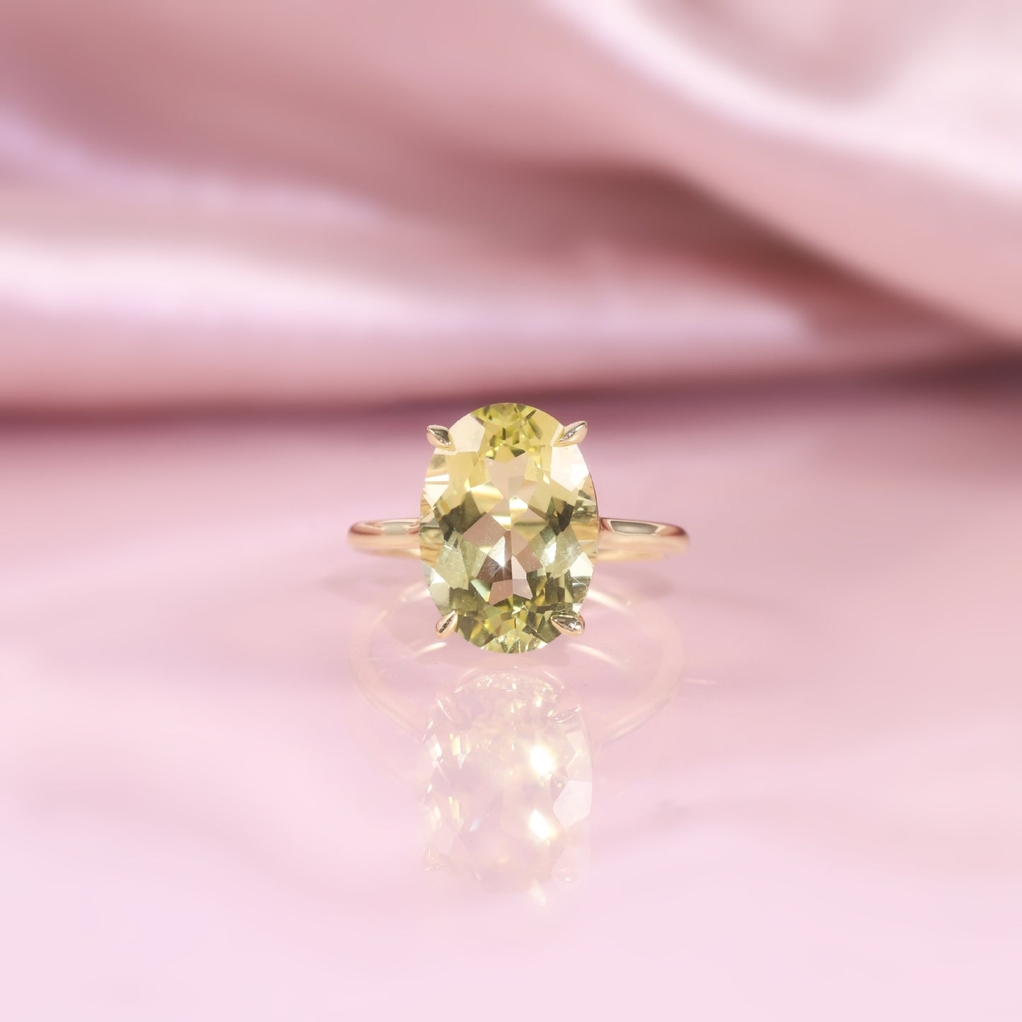 Minimalist Fresh Ring s925Sterling Silver Inlaid with Natural Colorful Gemstone Topaz5/6Large Carat Main Stone Ring