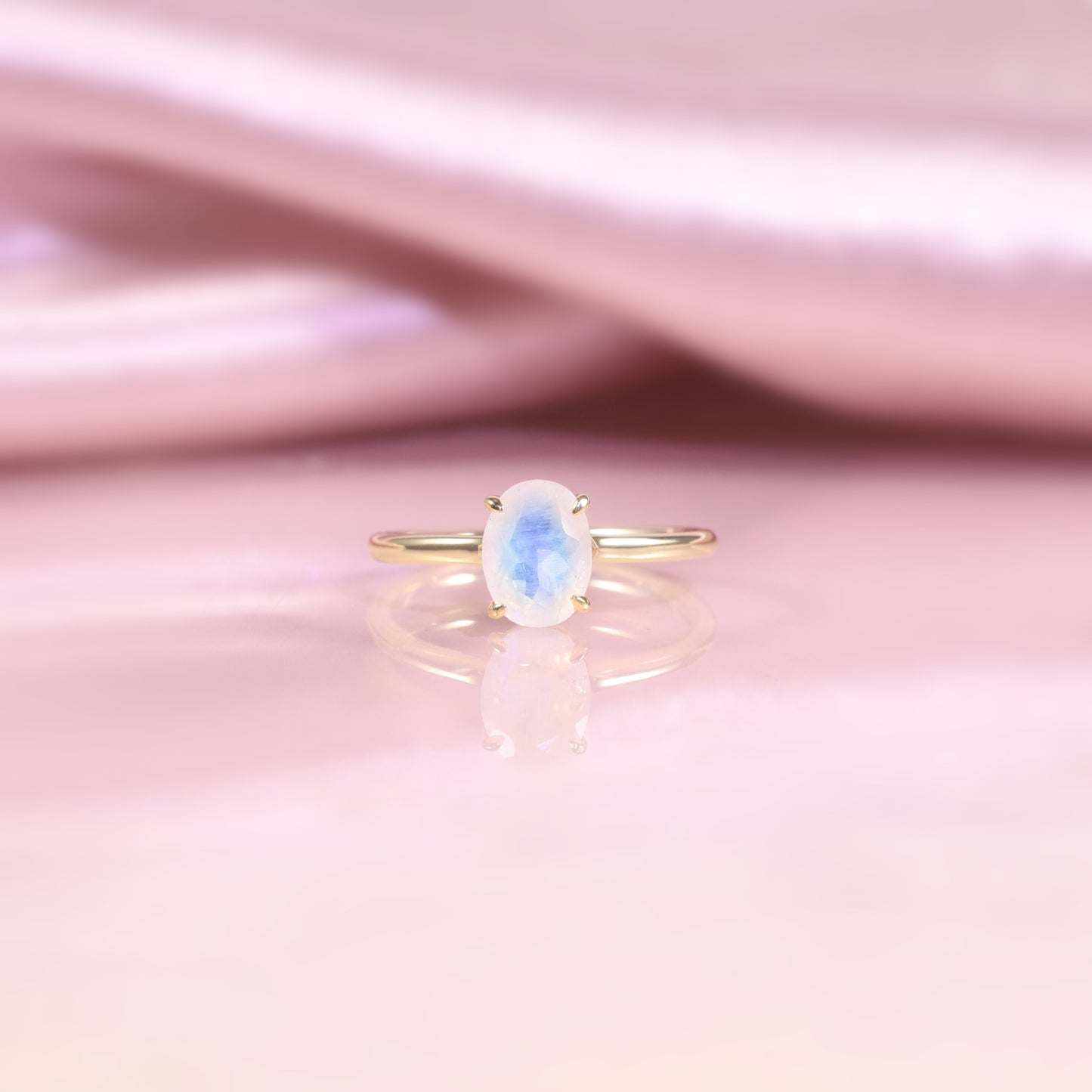 Minimalist Fresh Ring s925Sterling Silver Inlaid with Natural Colorful Gemstone Topaz5/6Large Carat Main Stone Ring
