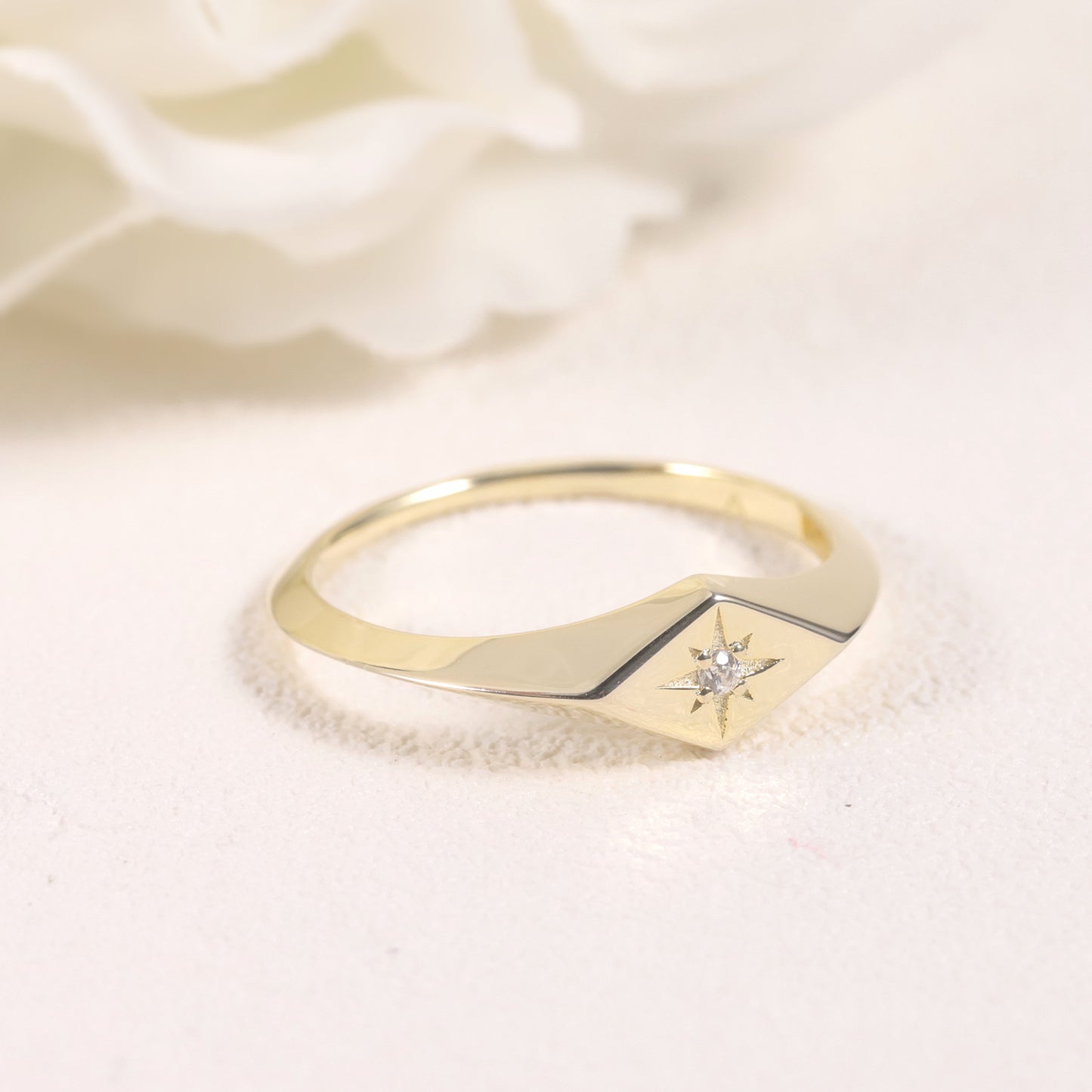 Vintage Style Golden Dawn Series Ring Jewelry s925Sterling Silver Moissanite Ring vintag