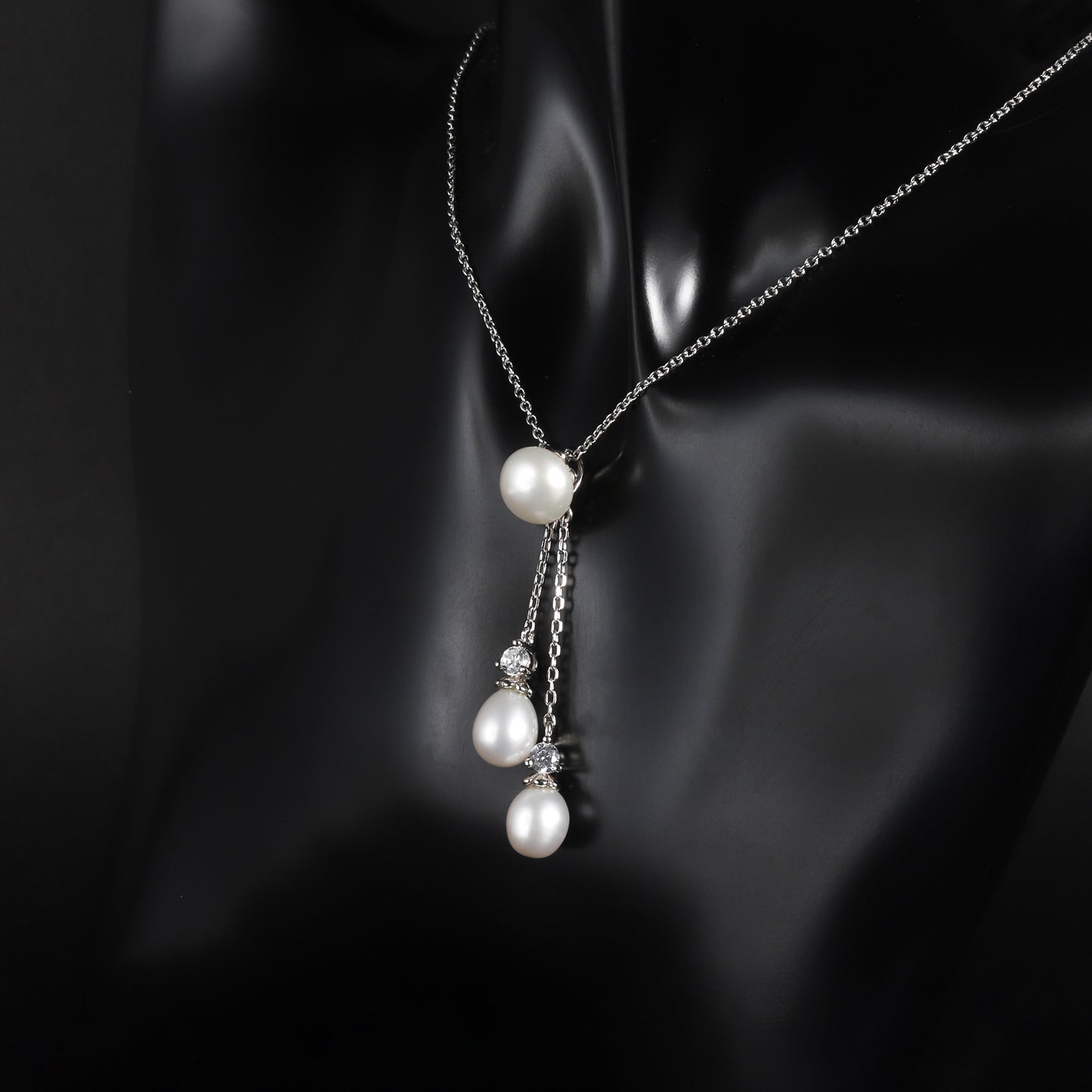S925Silver Natural Freshwater Pearl Necklace Affordable luxury fashion ins Unique and Elegant Collarbone Chain Sterling Silver Necklace Jewelry